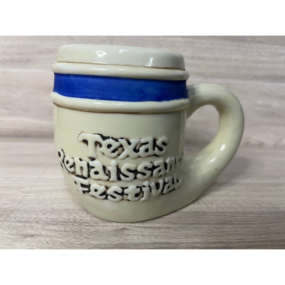 Vtg Dragonslayer Texas Renaissance Mug 'Here There Be Dragons & Other Delights' - Picture 3 of 7